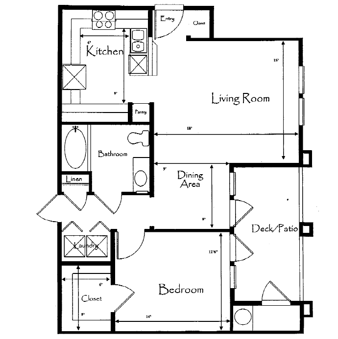 The Phoenician Apartments | Roseville CA | Apartments | Floorplan